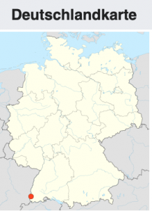 Landkarte Deutschland